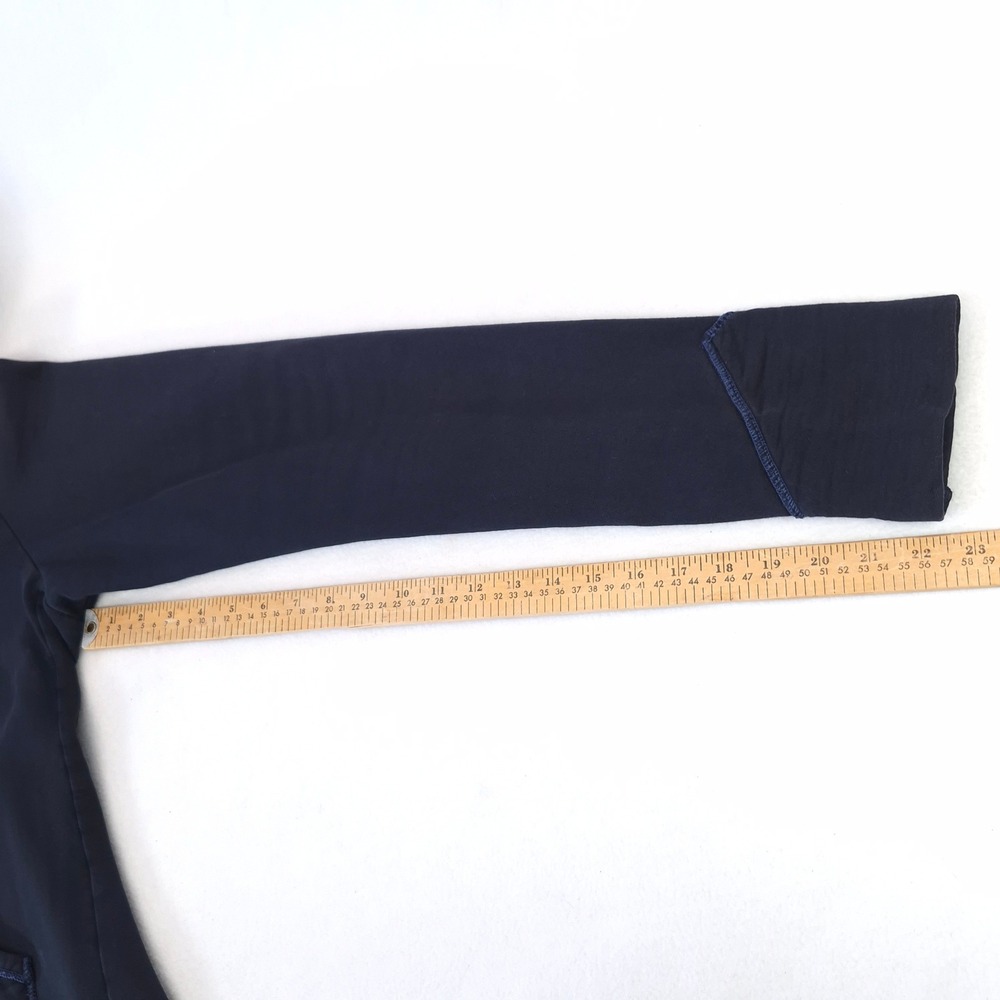 Prairie Underground Hoodie Navy Blue XL Organic Cotton Zip Up Boho VTG Coat - Picture 7 of 11